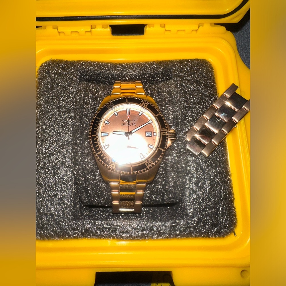 Rose Gold Invicta Pro Diver Watch